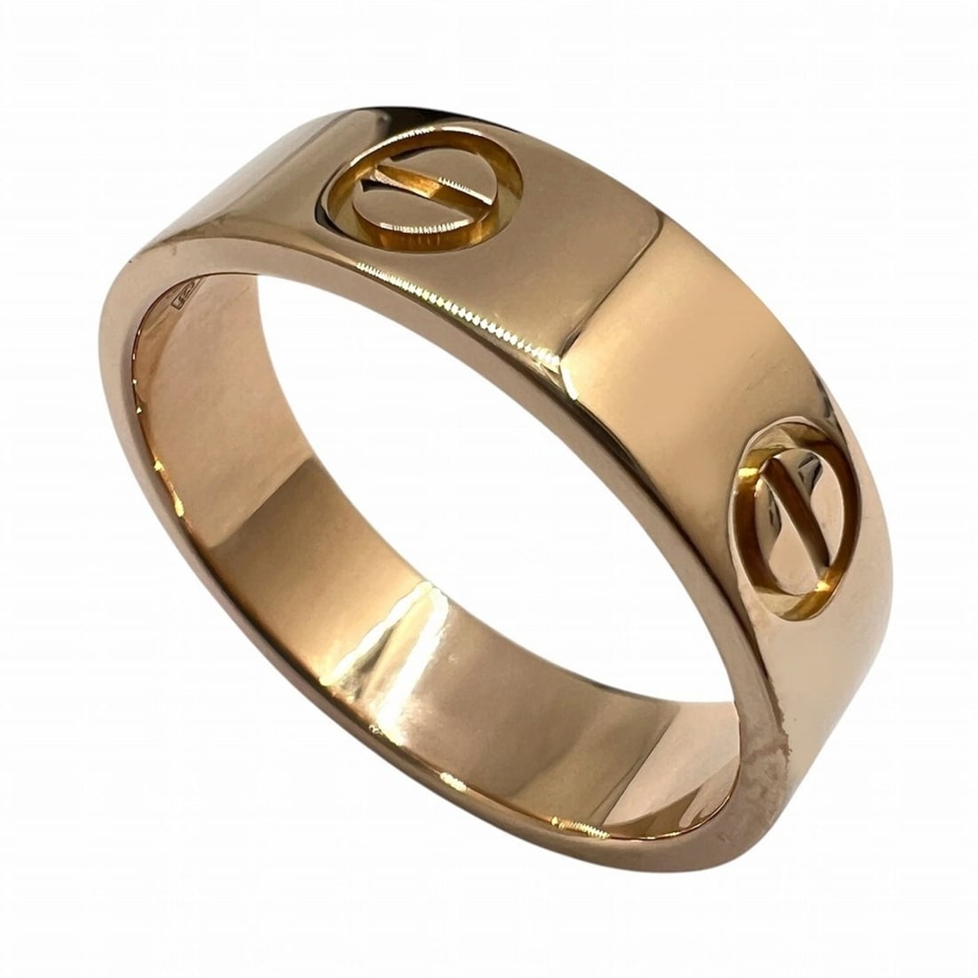 Cartier Love Ring, K18PG, #56, 6.0g, Au750, Women's/Men's.: --- Catalog ---Category: SizeWeight: 6g / 0.21oz.US Size: 8Brand Size: 56Category: DesignType: Band ringStone: No StoneGender: Men,WomenMaterial: Pink gold (18K)Category: GeneralLine: LoveBrand: Carti