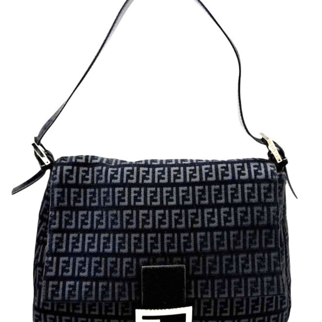 FENDI Zucchino Mamma Bucket Suede Leather Canvas Black Handbag 8BR001 Women's: --- Catalog ---Category: SizeSize (HxWxD): 21cm x 30cm x 13cm / 8.26'' x 11.81'' x 5.11''Strap Length: 38cm - 50cm / 14.96'' - 19.68''Category: DesignType: HandbagColor: BlackGender: WomenMaterial: Ca