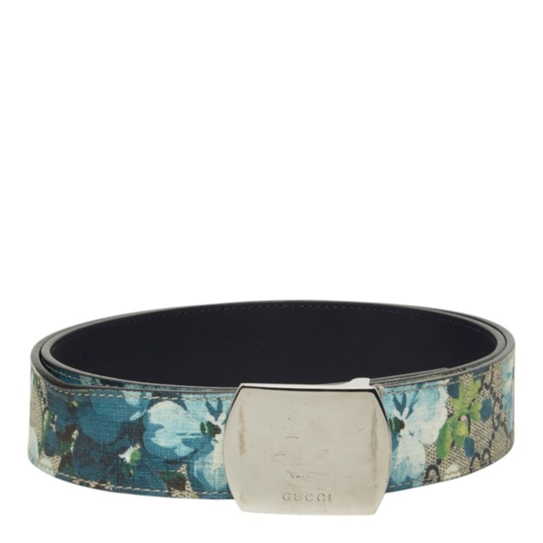 Gucci GG Blooms Belt, Size 91/36, 546375, Beige Multicolor Leather, Women's, GUCCI: --- Catalog ---Category: SizeWidth: 3.5cm / 1.37''Length: 85cm - 95cm / 33.46'' - 37.4''Category: DesignType: Standard beltColor: Beige, Multi-colorGender: WomenMaterial (Strap): PVC , Leather Categor