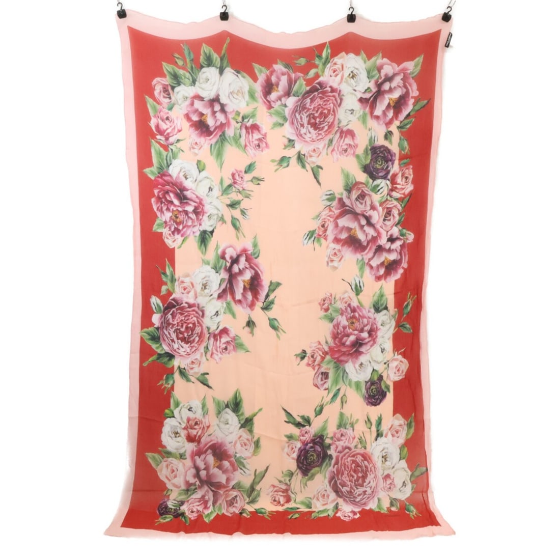 Dolce & Gabbana DOLCE&GABBANA FS182A GDJ50 Flower Silk Large Stole/Scarf Pink Women's: --- Catalog ---Category: SizeSize (LxW): 1.98m x 1.38m / 77.95'' x 54.33''Category: DesignType: StoleColor: PinkGender: WomenMaterial: Silk Category: GeneralBrand: Dolce & Gabbana--- Item List ---Sect