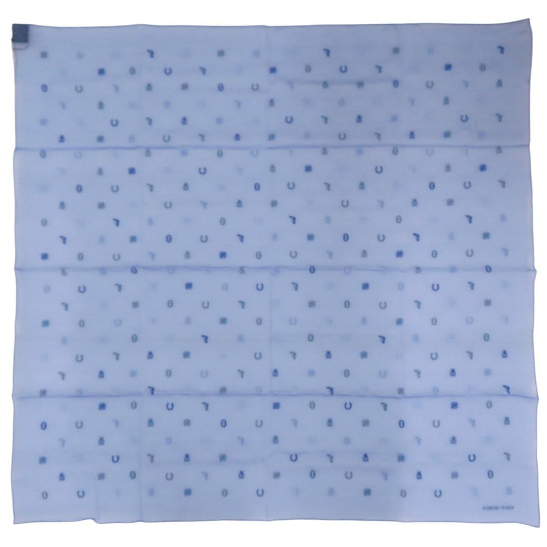Hermes Carre 100 Multi Charm H344141S02 Silk Muslin Blue Scarf Muffler 0729HERMES: --- Catalog ---Category: SizeSize (LxW): 97cm x 97cm / 38.18'' x 38.18''Category: DesignType: ScarfColor: BlueGender: WomenMaterial: Silk Category: GeneralMPN: H344141S02Brand: HermesCountry of Origin