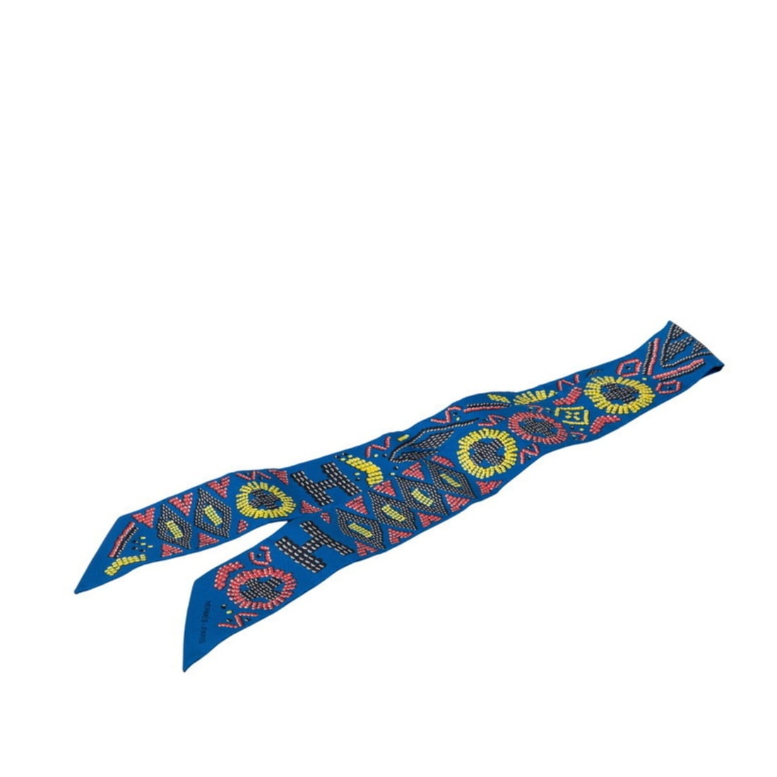 Hermes Twilly Kelly en Perles (Pearl Scarf/Muffler) Blue Multicolor Silk Women's HERMES: --- Catalog ---Category: SizeSize (LxW): 5cm x 86cm / 1.96'' x 33.85''Category: DesignType: ScarfColor: Blue, Multi-colorGender: WomenMaterial: Silk Category: GeneralBrand: Hermes--- Item List ---Sect