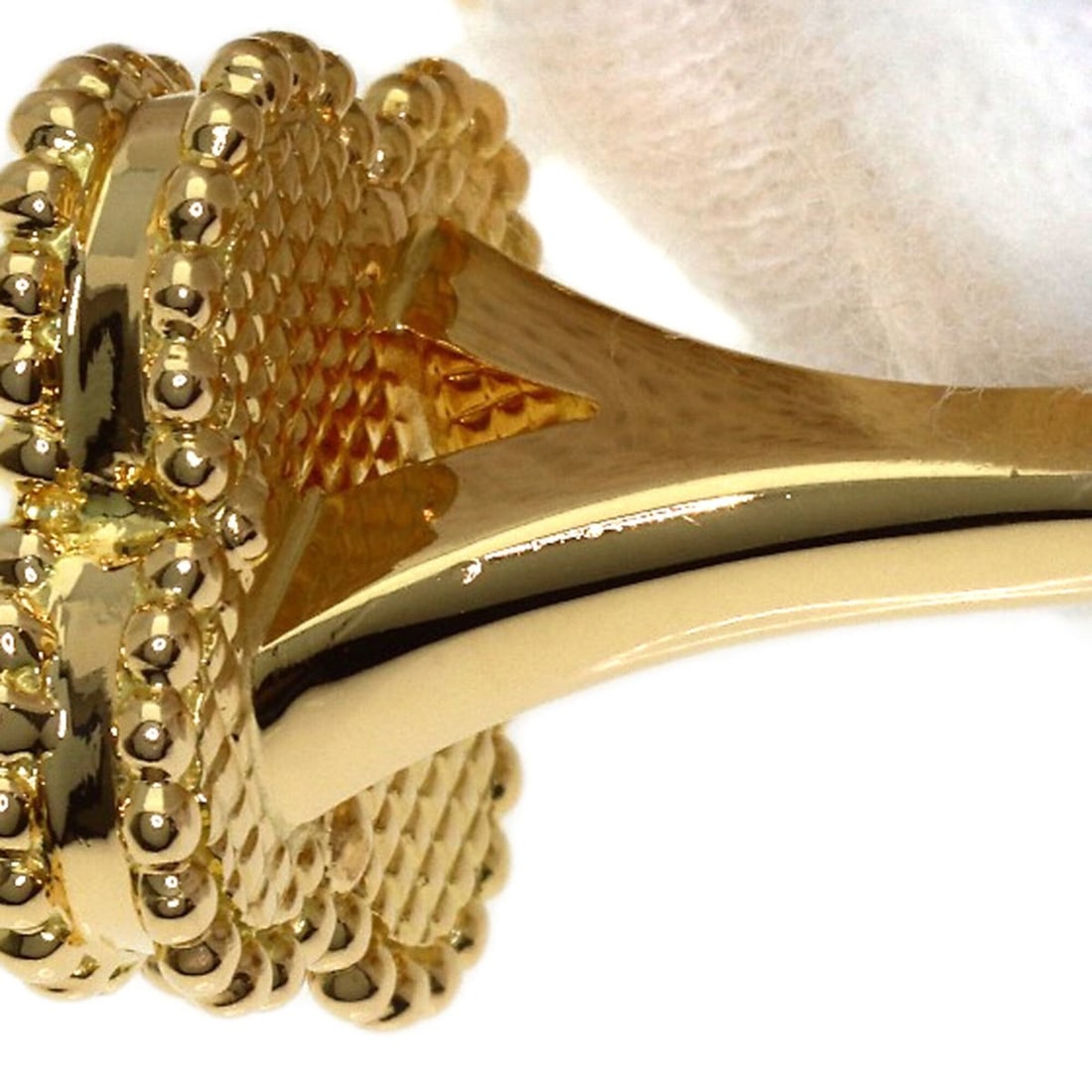 Hermes Jumbo Scarf Ring, Silver Plated - 9
