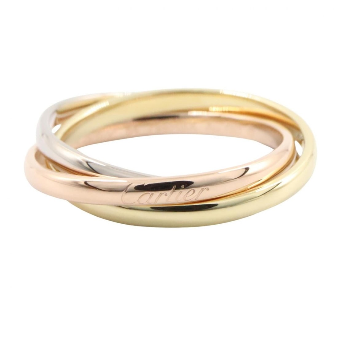Cartier Trinity Ring SM - Ring/Finger Jewelry 18K (Yellow Gold), 18KWG (White 18KPG (Pink Gold): --- Catalog ---Category: SizeJP Size: 13.5US Size: 6.5Category: DesignType: Band ringColor: Gold, SilverGender: WomenMaterial: Pink gold (18K), White gold (18K), Yellow gold (18K)Category: GeneralMPN: