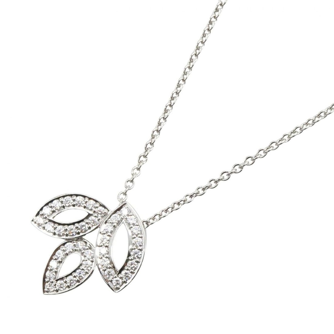 Harry Winston Lily Cluster Mini Necklace, Platinum 950, Diamond, Silver/Clear Tone, Women's Jewelry,: --- Catalog ---Category: SizePendant Size: 13mm x 12mm / 0.51'' x 0.47''Neck Circumference: 40.5 cm / 15.94''Category: DesignColor: Clear, SilverGender: WomenMaterial: Platinum 950Necklace Type: Neckl