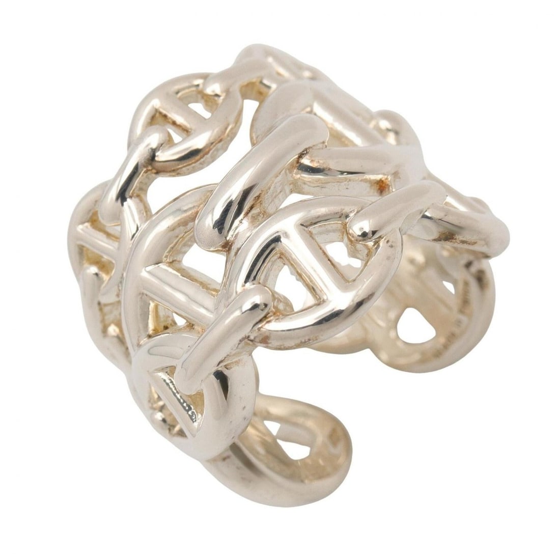 Hermes HERMES Enchainée GM Ring - Ring/Finger Jewelry Sterling Silver 925 Men's/Women's Tone (1 of 20)