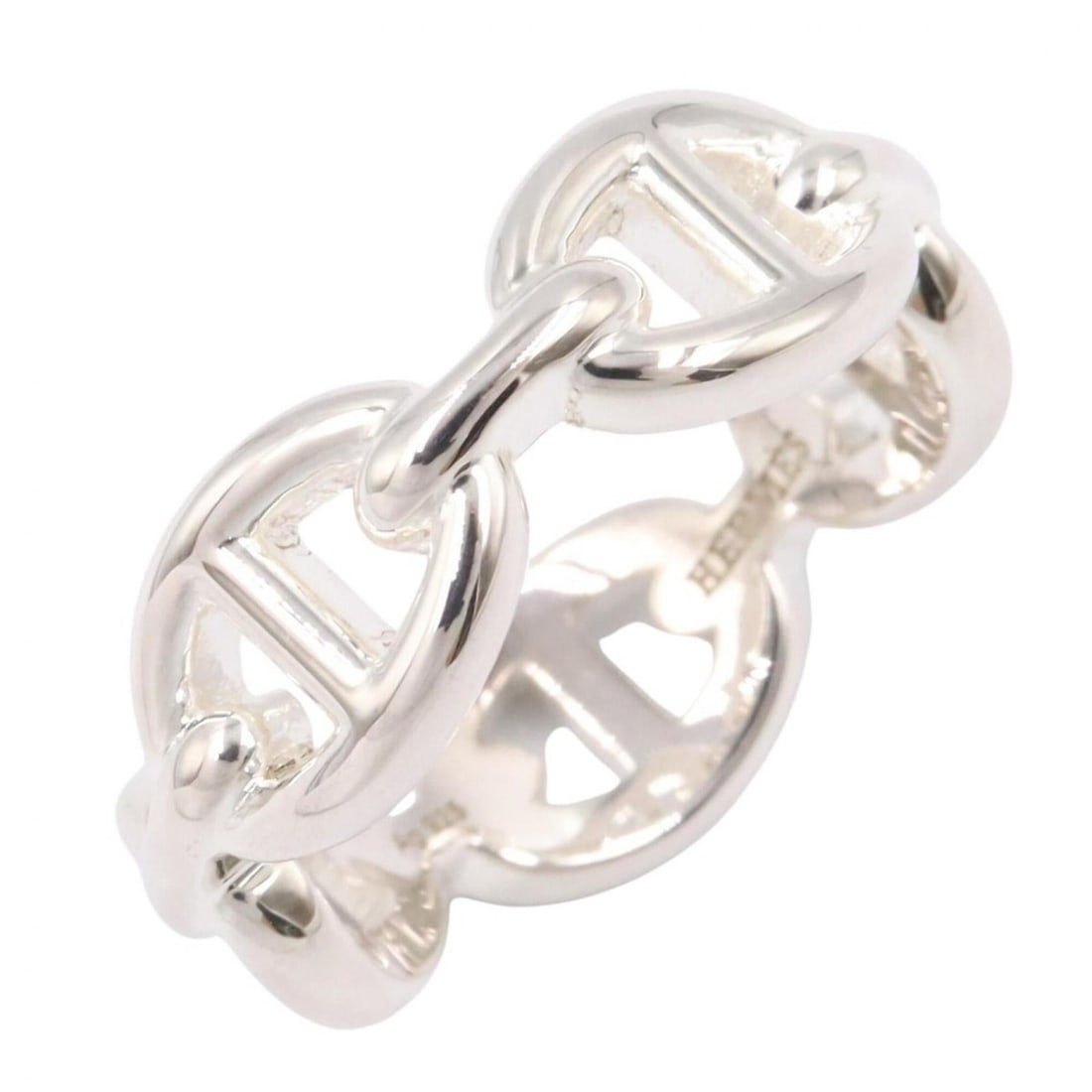 Hermes HERMES Enchainée PM Ring - Ring/Finger Jewelry Sterling Silver 925 Women's Tone: --- Catalog ---Category: SizeJP Size: 11.5US Size: 6Category: DesignType: Band ringColor: SilverGender: WomenMaterial: Silver 925Category: GeneralBrand: Hermes--- Item List ---Section: ConditionRankin