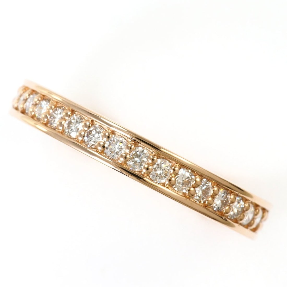 18K (18-karat) Pink Gold Ring with 0.50ct Diamond, Certificate of Authenticity, Total Weight 2.5g, (1 of 12)