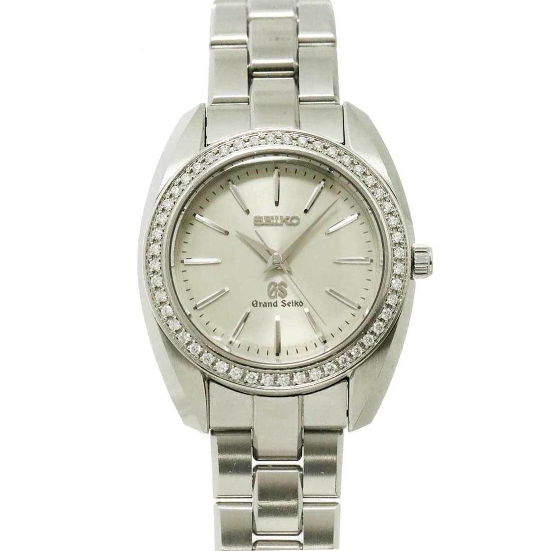 Seiko Grand STGF063 Ladies' Watch, Diamond Bezel, 4J51-0AE0, Silver, Quartz Watch (1 of 11)