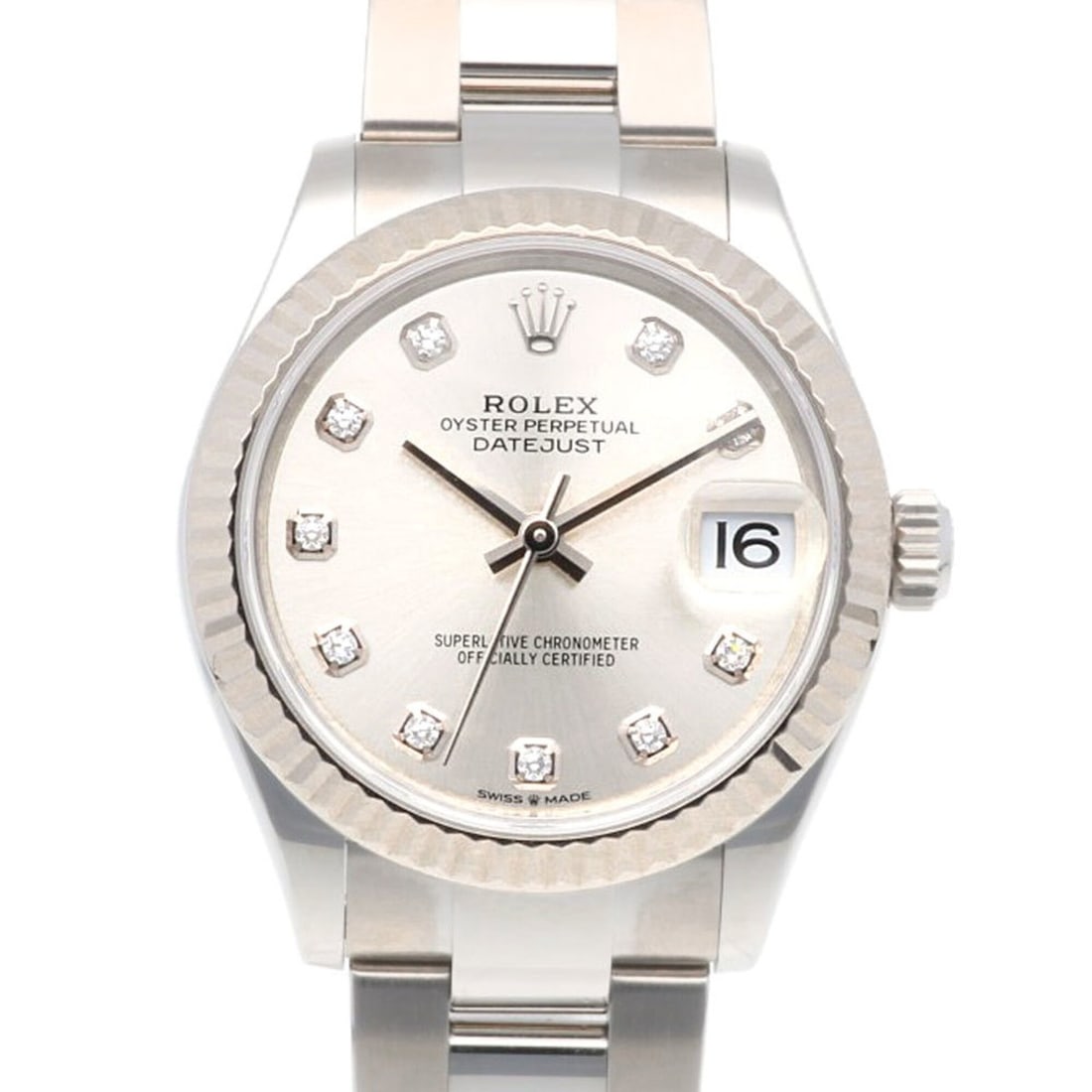 Rolex Datejust Oyster Perpetual Wristwatch, Stainless Steel, 278274G, Automatic Winding, Overhauled,: --- Catalog ---Category: SizeWrist Size: 17cm / 6.69''Case Diameter: 31mm / 1.22''Category: DesignType: WristwatchGender: Men,WomenColor (Dial): SilverMaterial (Band): Stainless steel, White gold (18K