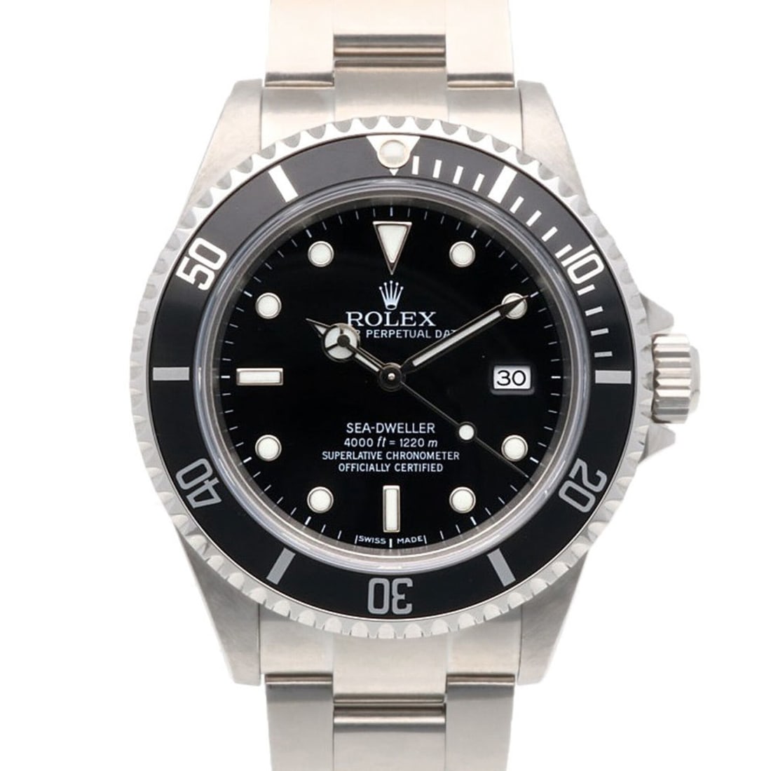 Rolex Sea-Dweller Oyster Perpetual Watch, Stainless Steel, 16600 Automatic Movement, Overhauled,: --- Catalog ---Category: SizeWrist Size: 18cm / 7.08''Case Diameter: 40mm / 1.57''Category: DesignType: WristwatchGender: MenColor (Dial): BlackMaterial (Band): Stainless steelMaterial (Case): Stainle