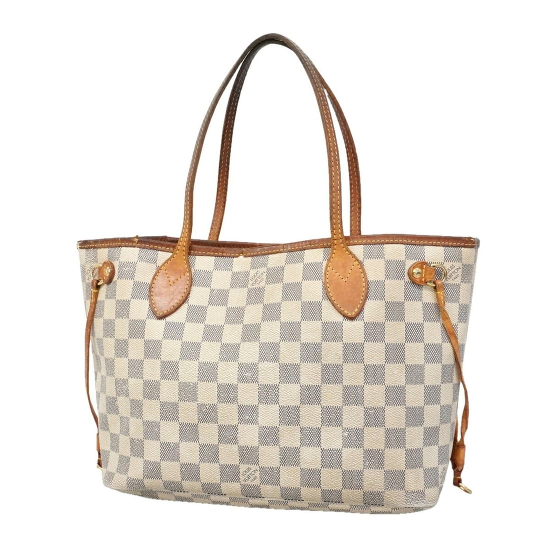 Louis Vuitton Damier Azur Neverfull PM Tote Bag N51110 White Women's P3556547: --- Catalog ---Category: SizeSize (HxWxD): 22cm x 28.5cm x 13cm / 8.66'' x 11.22'' x 5.11''Category: DesignType: Tote bagColor: WhiteGender: WomenCategory: GeneralMPN: N51110Brand: Louis Vuitton--- It