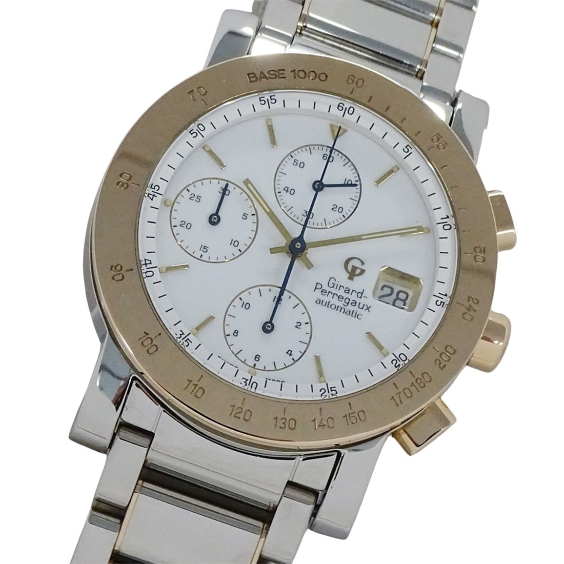 Girard-Perregaux GP7000 Men's Watch, Brand Name, Chronograph, Automatic, Stainless Steel (SS), Pink (1 of 16)