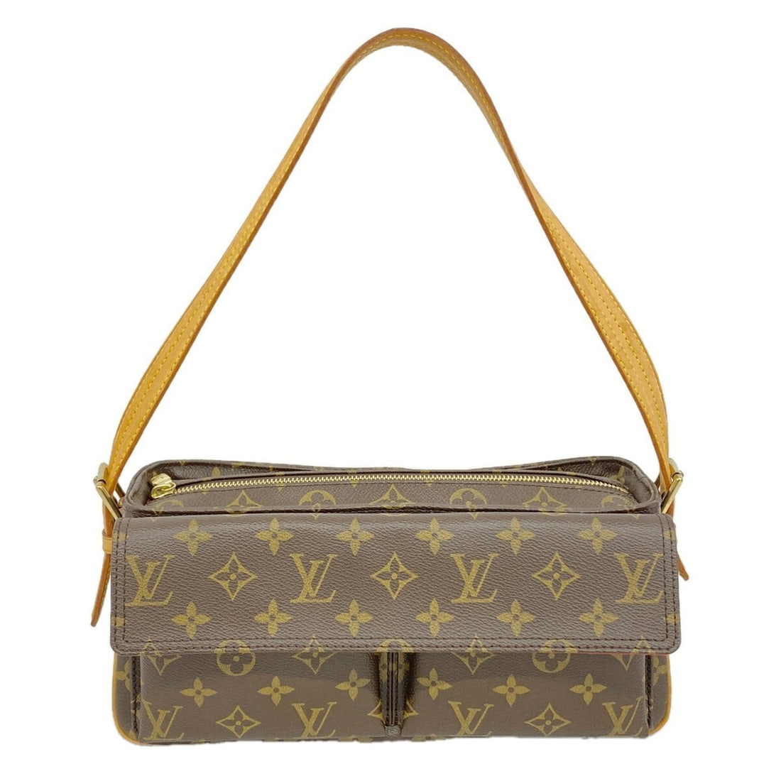 Louis Vuitton Monogram Vivacite MM Shoulder Bag M51164 Brown Women's: --- Catalog ---Category: SizeSize (HxWxD): 13.5cm x 30cm x 9cm / 5.31'' x 11.81'' x 3.54''Category: DesignType: Shoulder bagColor: BrownGender: WomenCategory: GeneralMPN: M51164Brand: Louis Vuitton---