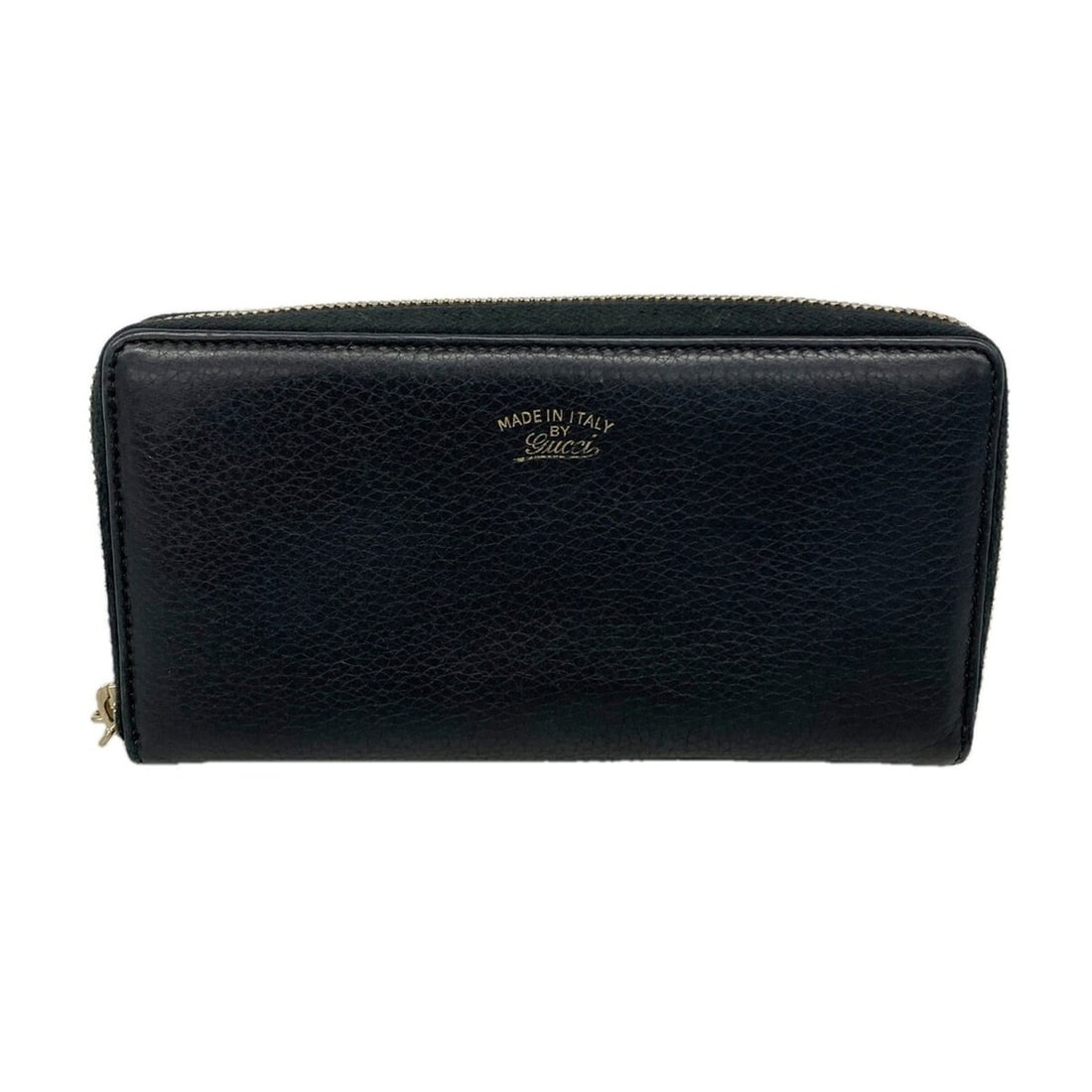 Gucci Bamboo Long Wallet 307984 Leather Black Women's (1 of 12)