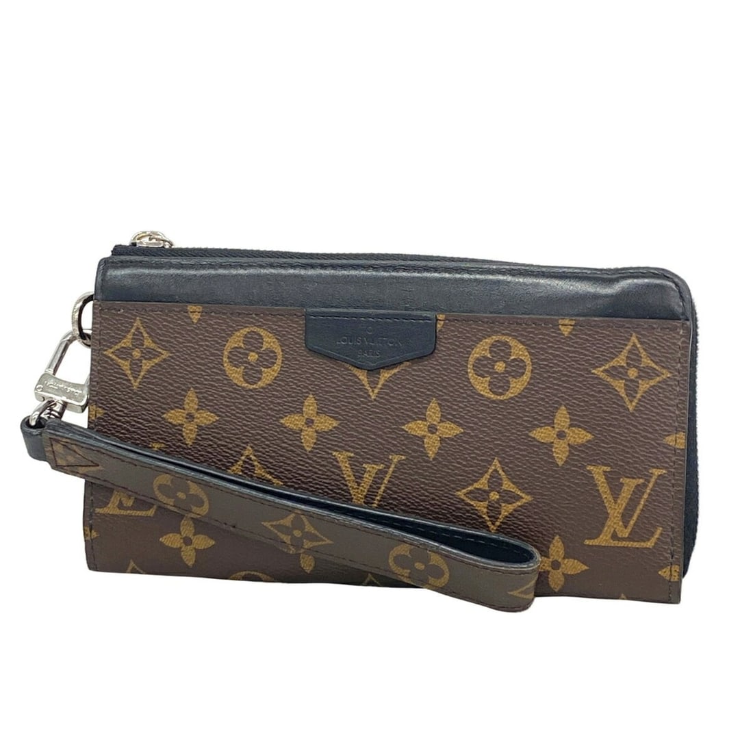 Louis Vuitton Monogram Macassar Zippy Dragonne Long Wallet M69407 Brown Black Men's (1 of 9)