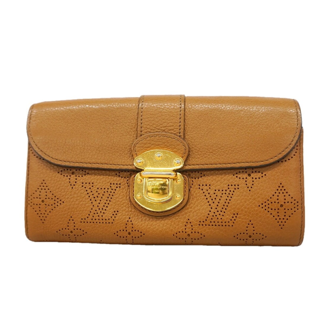 Louis Vuitton Mahina Portefeuille Iris Long Wallet M58140 Caramel (Women's): --- Catalog ---Category: SizeSize (HxWxD): 10cm x 19cm x 3cm / 3.93'' x 7.48'' x 1.18''Category: DesignType: Long wallet (bi-fold)Color: CaramelGender: WomenCategory: GeneralMPN: M58140Brand: Louis Vu