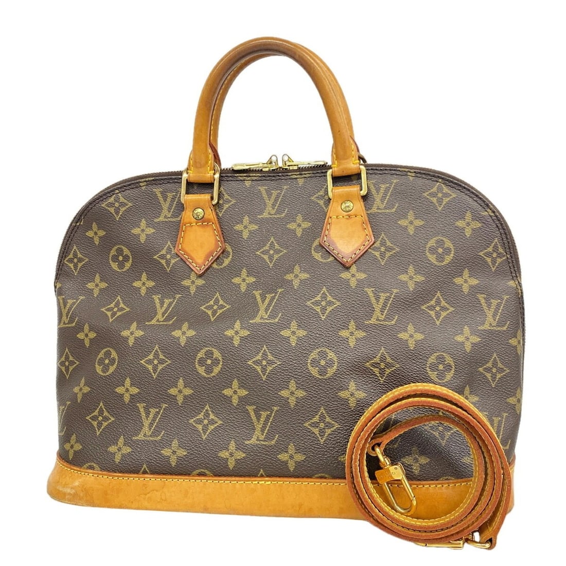 Louis Vuitton Monogram Alma Handbag M51130 Brown 2-way bag for women: --- Catalog ---Category: SizeSize (HxWxD): 24cm x 30cm x 16cm / 9.44'' x 11.81'' x 6.29''Category: DesignType: HandbagColor: BrownGender: WomenCategory: GeneralMPN: M51130Brand: Louis Vuitton--- Item 