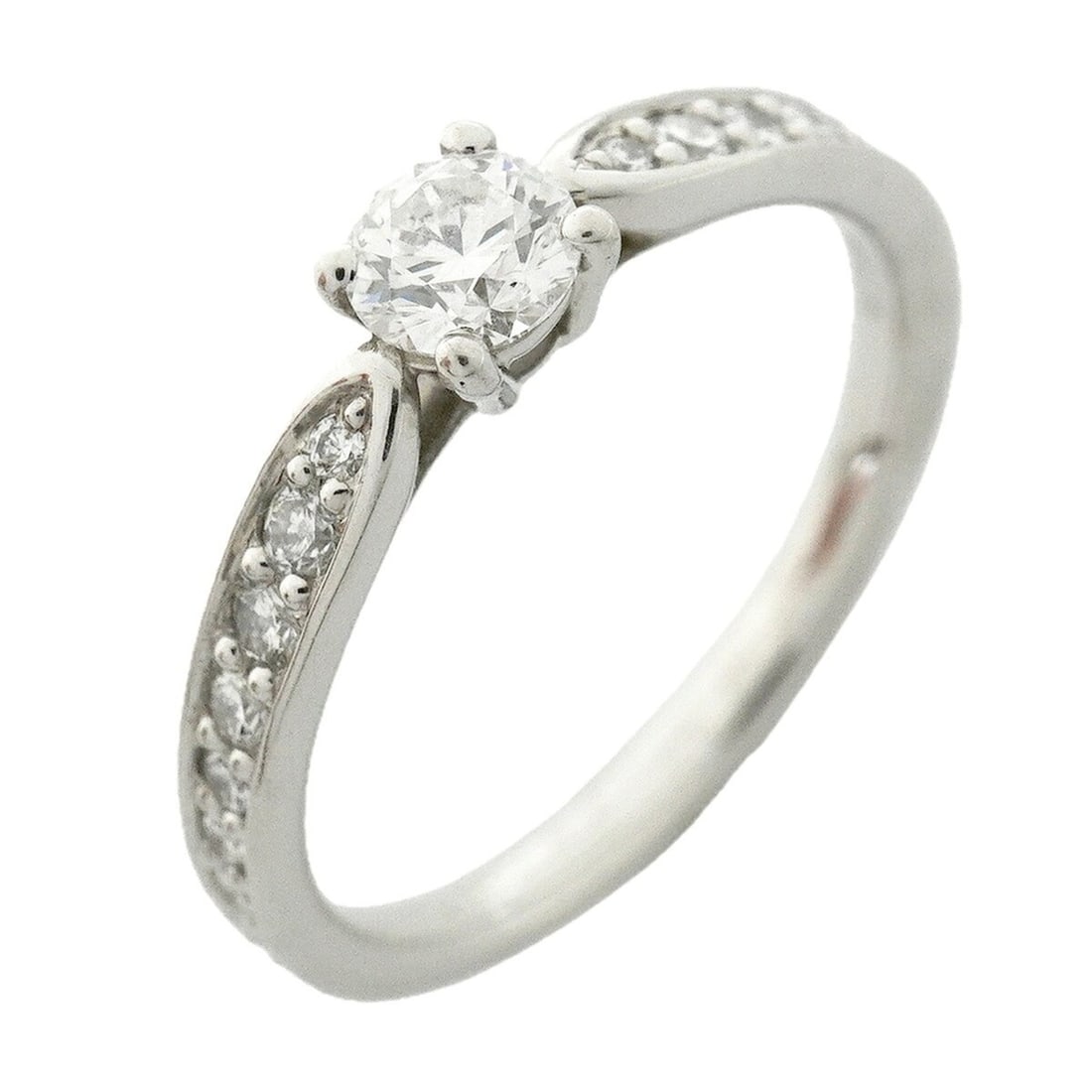 Tiffany & Co. Harmony Ring, Pt950 Platinum, 0.23ct Diamond, Size 7.5 (Women's): --- Catalog ---Category: SizeJP Size: 7.5US Size: 4Category: DesignType: Band ringStone: DiamondGender: WomenMaterial: Platinum 950Category: GeneralBrand: Tiffany--- Item List ---Section: ConditionRan