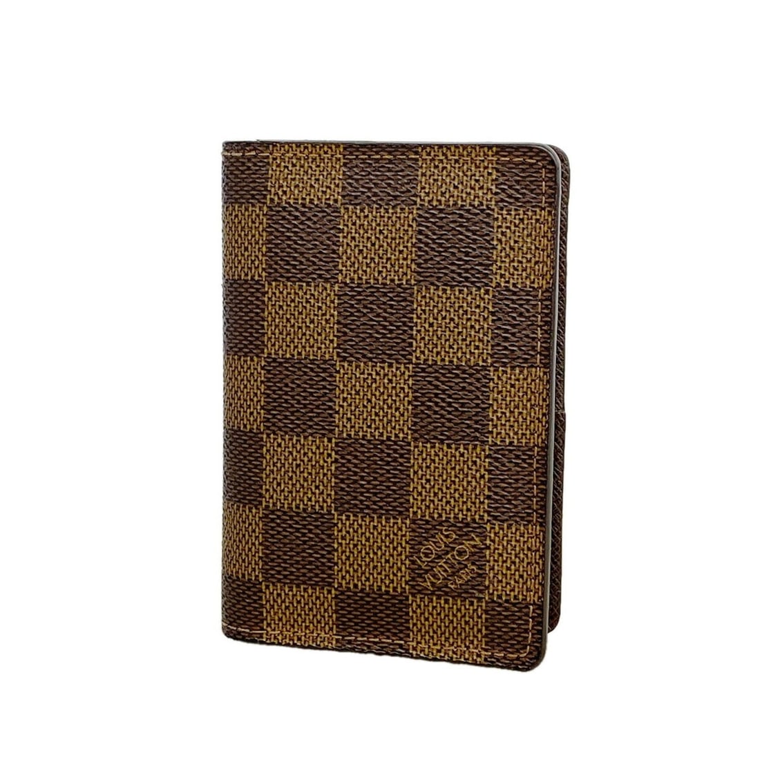 Louis Vuitton Damier Organizer de Poche Business Card Holder/Card Case N61721 Ebene Men's/Women's: --- Catalog ---Category: DesignType: Card caseColor: EbeneGender: Men,WomenCategory: GeneralMPN: N61721Brand: Louis VuittonCategory: Physical PropertiesSize (HxWxD): 11cm x 7.5cm x 1cm / 4.33'' x 2.95