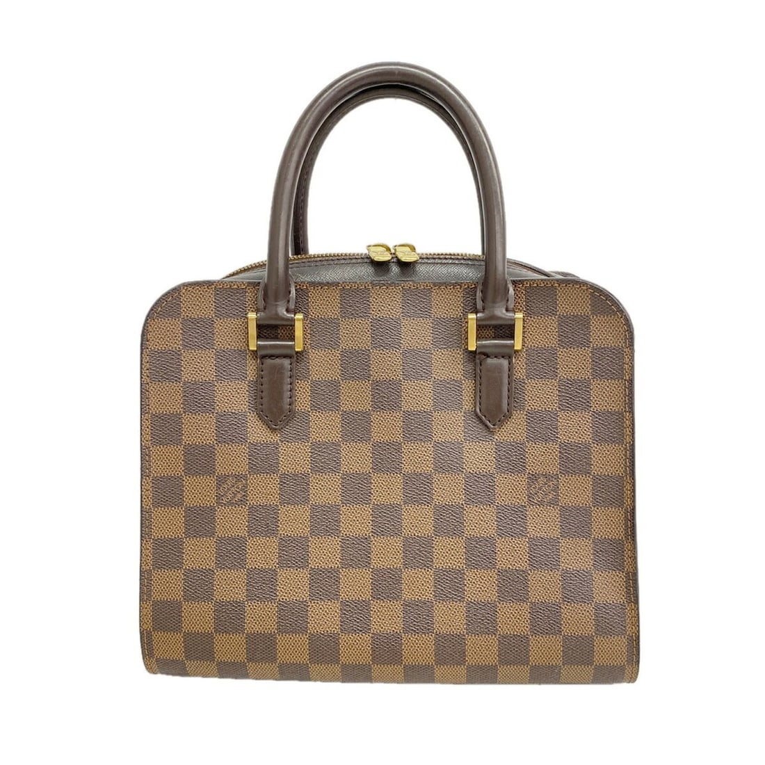 Louis Vuitton Damier Triana Handbag N51155 Ebene Women's: --- Catalog ---Category: SizeSize (HxWxD): 22cm x 26cm x 12cm / 8.66'' x 10.23'' x 4.72''Category: DesignType: HandbagColor: EbeneGender: WomenCategory: GeneralMPN: N51155Brand: Louis Vuitton--- Item 