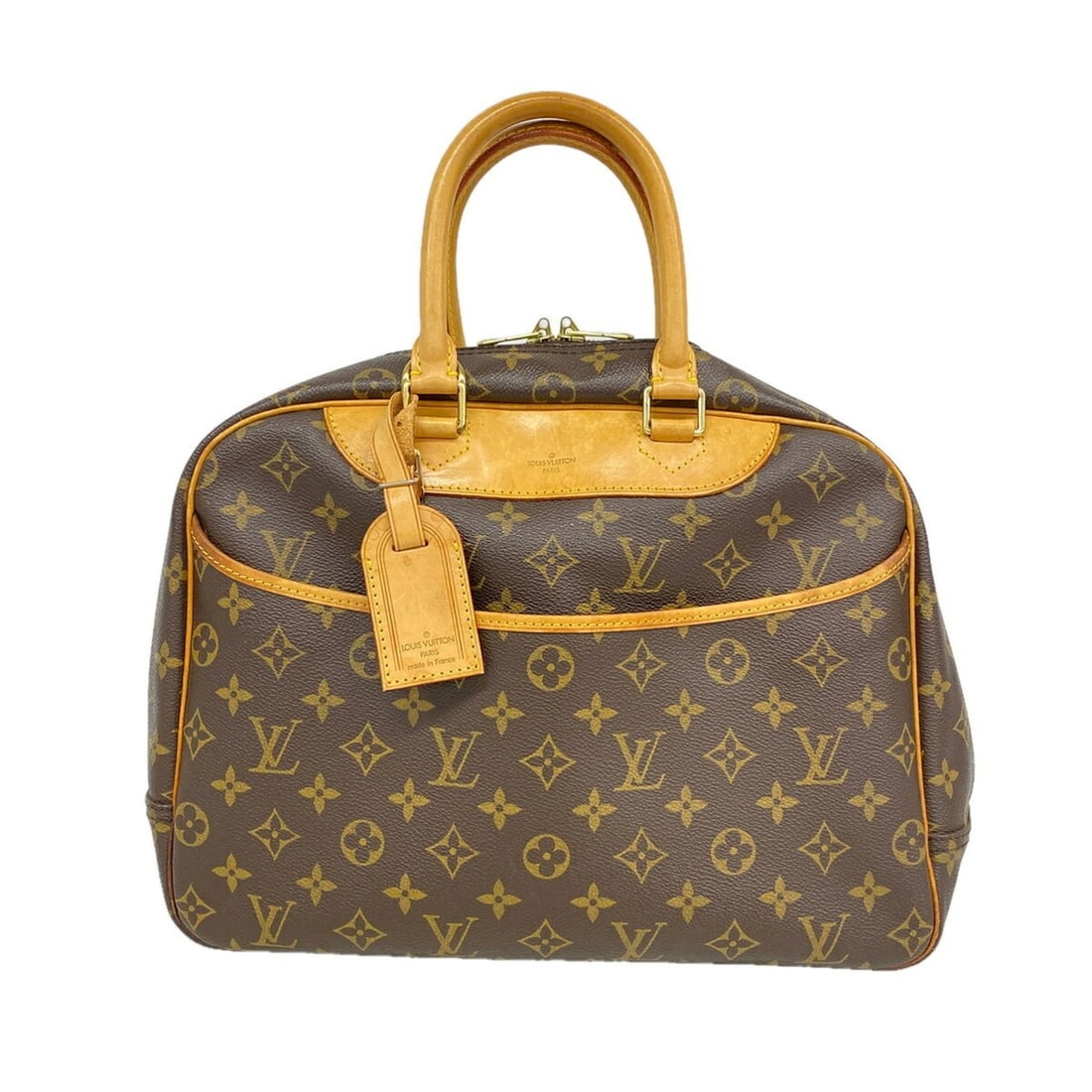Louis Vuitton Monogram Deauville Handbag M47270 Brown Women's P3544473: --- Catalog ---Category: SizeSize (HxWxD): 26.5cm x 35cm x 13.5cm / 10.43'' x 13.77'' x 5.31''Category: DesignType: HandbagColor: BrownGender: WomenCategory: GeneralMPN: M47270Brand: Louis Vuitton--- 