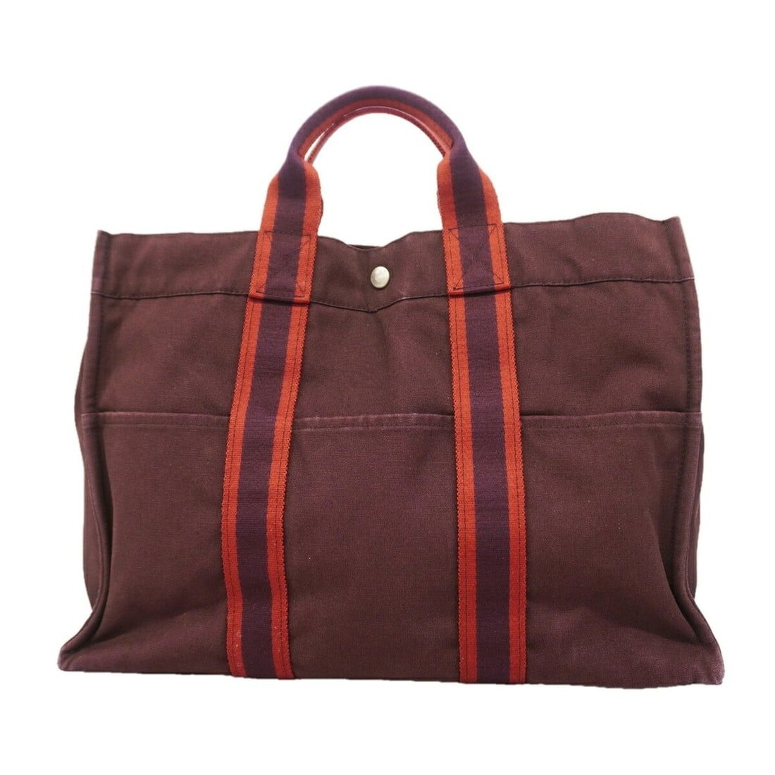 Hermes Fourre-Tout MM Canvas Tote Bag, Brown, Women's, P3544237: --- Catalog ---Category: SizeSize (HxWxD): 31cm x 43cm x 10cm / 12.2'' x 16.92'' x 3.93''Category: DesignType: Tote bagColor: BrownGender: WomenMaterial: Canvas Hardware Color: SilverCategory: General
