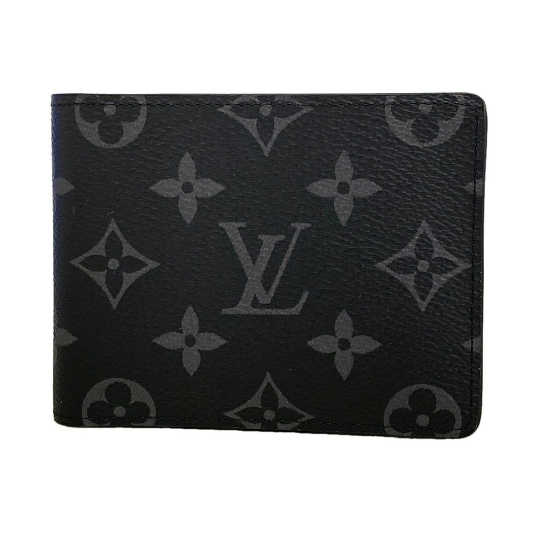 Louis Vuitton Monogram Eclipse Portefeuille Slender Wallet, M62294, Black, Men's, OP024302: --- Catalog ---Category: SizeSize (HxWxD): 9cm x 11cm x 2.5cm / 3.54'' x 4.33'' x 0.98''Category: DesignType: Bill wallet (bi-fold)Color: BlackGender: MenCategory: GeneralMPN: M62294Brand: Louis Vuitt