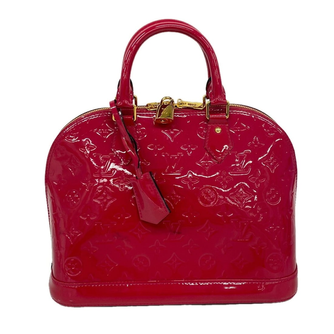 Louis Vuitton Alma PM Vernis Handbag M91770 Rose Indien (Women's): --- Catalog ---Category: SizeSize (HxWxD): 24cm x 31cm x 15cm / 9.44'' x 12.2'' x 5.9''Category: DesignType: HandbagColor: Indian roseGender: WomenCategory: GeneralMPN: M91770Brand: Louis Vuitton--- I