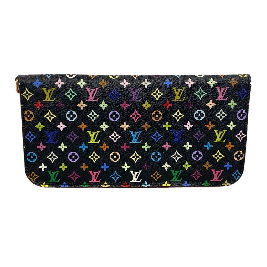 Louis Vuitton Monogram Multicolor Portefeuille Insolite Long Wallet M93754 Noir Grenade (Women's): --- Catalog ---Category: SizeSize (HxWxD): 11cm x 21.5cm x 2cm / 4.33'' x 8.46'' x 0.78''Category: DesignType: Long wallet (bi-fold)Color: Grenade, NoirGender: WomenCategory: GeneralMPN: M93754Brand: 