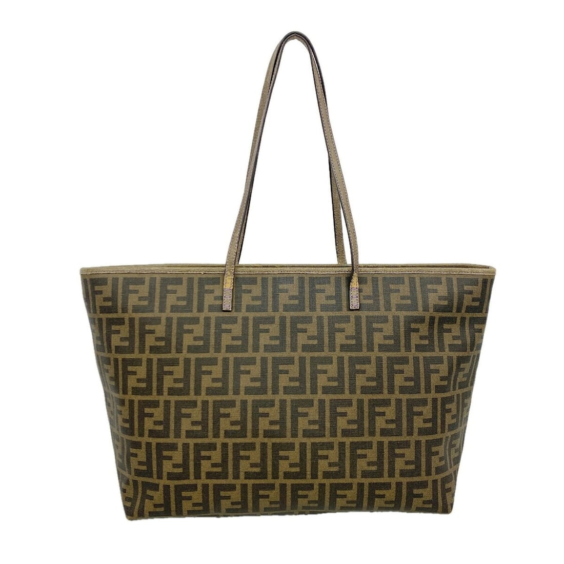 Fendi Zucca Tote Bag, Brown, Women's: --- Catalog ---Category: SizeSize (HxWxD): 28cm x 35cm x 15cm / 11.02'' x 13.77'' x 5.9''Category: DesignType: Tote bagColor: BrownGender: WomenMaterial: PVC Hardware Color: GoldCategory: GeneralBrand