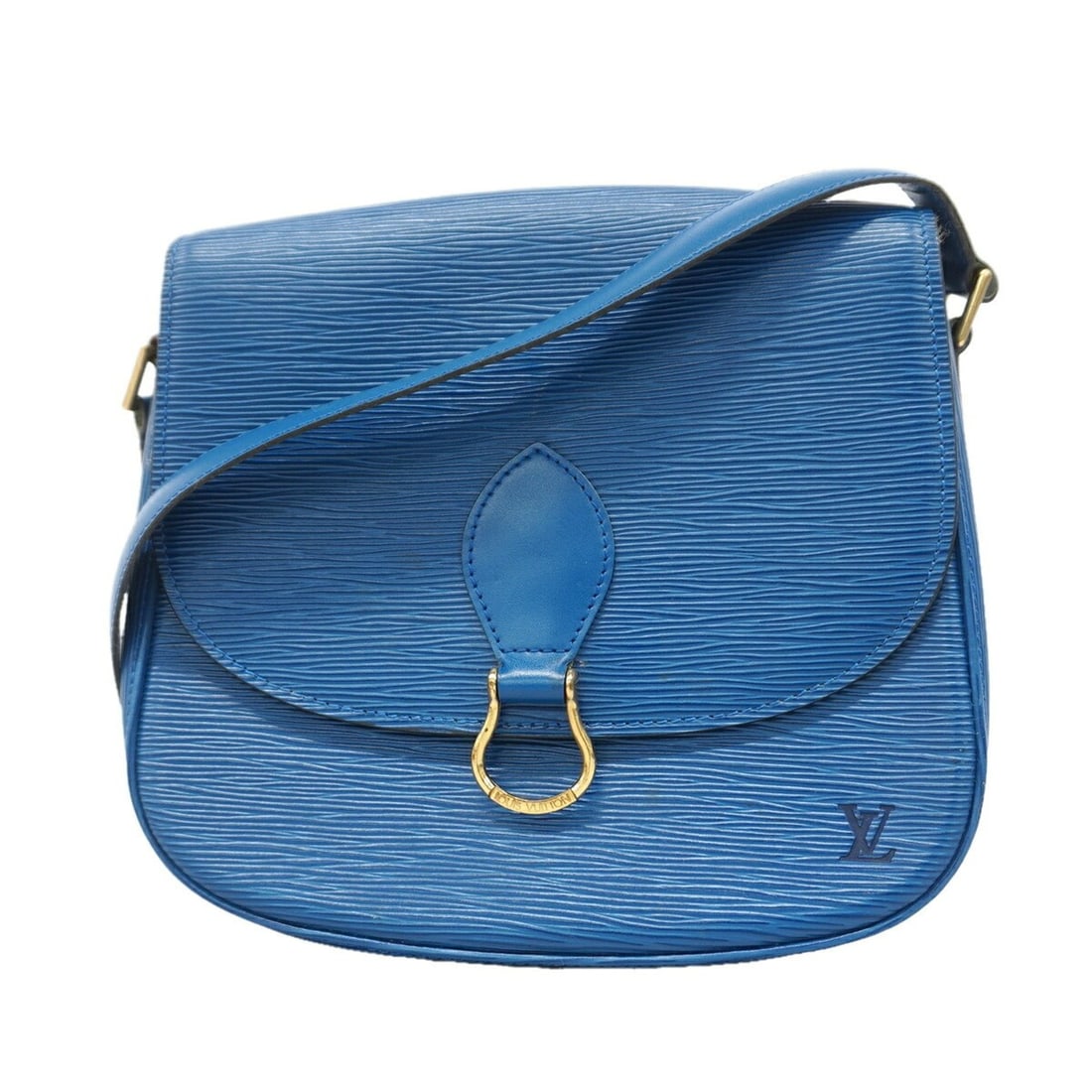 Louis Vuitton Epi Saint Cloud Shoulder Bag M52195 Toledo Blue (Women's): --- Catalog ---Category: SizeSize (HxWxD): 22cm x 24cm x 6cm / 8.66'' x 9.44'' x 2.36''Category: DesignType: Shoulder bagColor: Toledo blueGender: WomenCategory: GeneralMPN: M52195Brand: Louis Vuitton