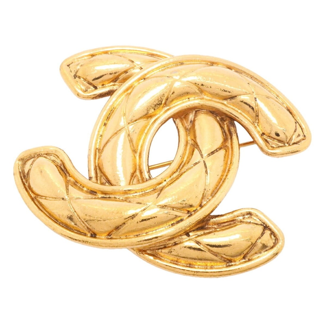 Chanel Brooch, Coco Mark, Matelassé, GP Plated, Gold, Women's, P3563266: --- Catalog ---Category: SizeSize (HxWxD): 4.9cm x 5.72cm / 1.92'' x 2.25''Category: DesignType: BroochColor: GoldGender: WomenMaterial: Gold platingCategory: GeneralBrand: Chanel--- Item List ---Sect