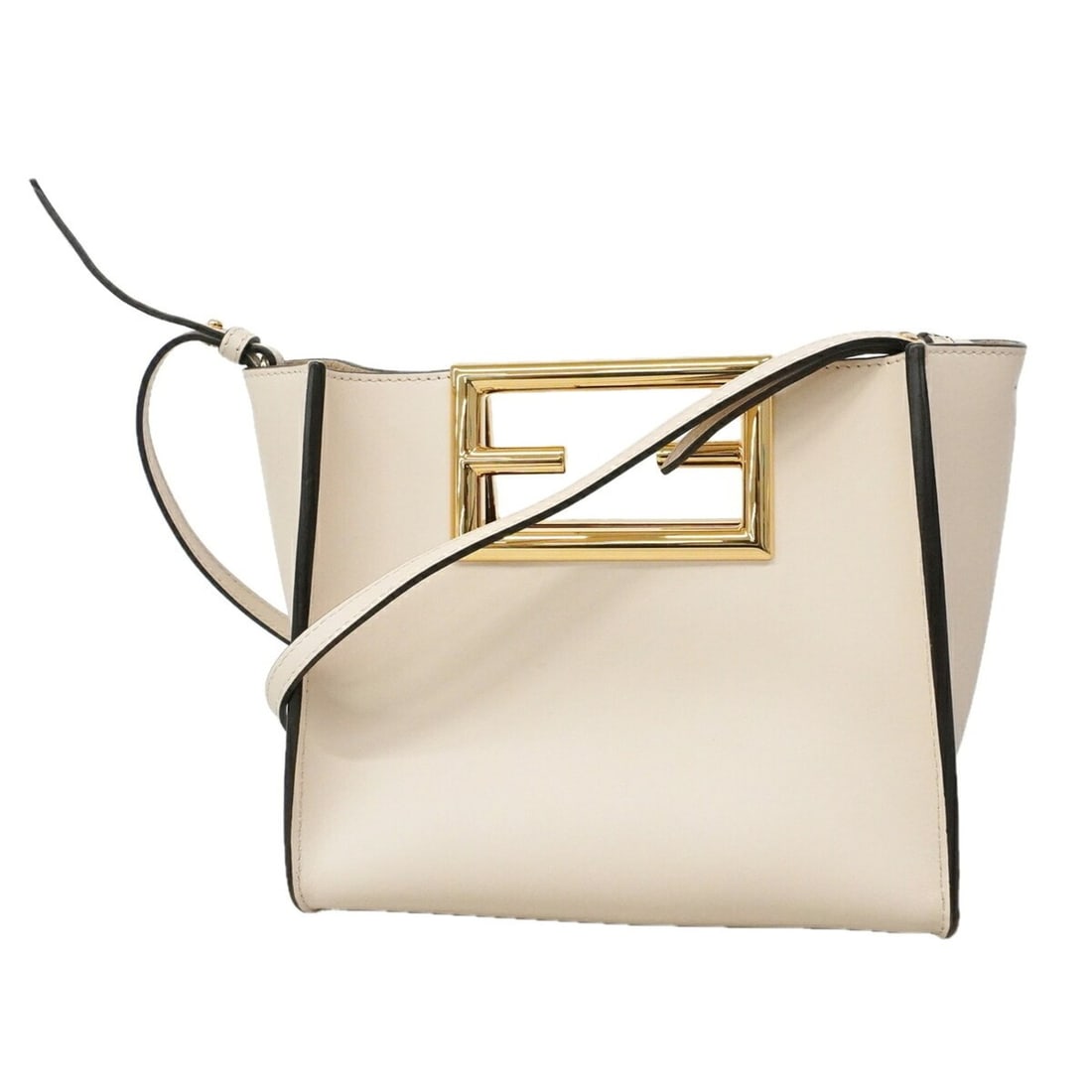 Fendi Handbag Way Small Leather Ivory 2-way Bag for Women OP025452: --- Catalog ---Category: SizeSize (HxWxD): 18cm x 20cm x 9.5cm / 7.08'' x 7.87'' x 3.74''Category: DesignType: HandbagColor: IvoryGender: WomenMaterial: Leather Hardware Color: GoldCategory: GeneralBr