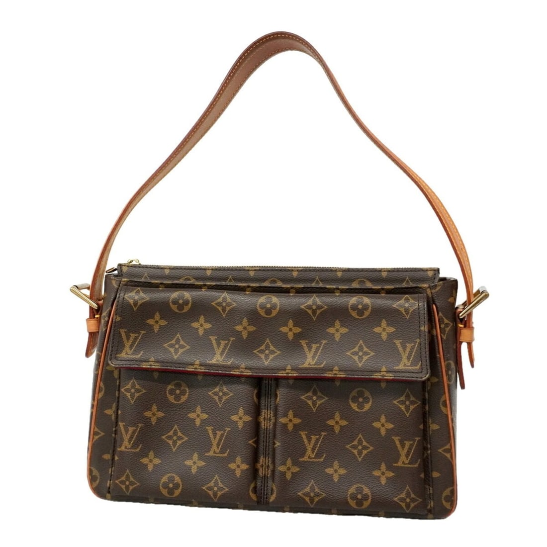 Louis Vuitton Monogram Vivacite GM Shoulder Bag M51163 Brown Women's OP022859 (1 of 11)