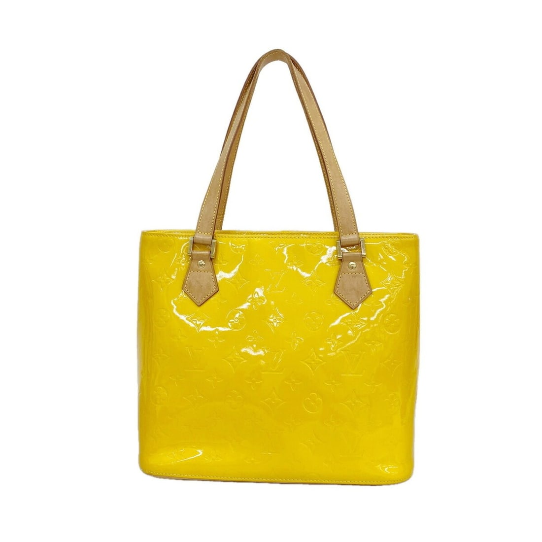 Louis Vuitton Vernis Houston Tote Bag M91121 Jaune (Women's): --- Catalog ---Category: SizeSize (HxWxD): 25.5cm x 29cm x 14.5cm / 10.03'' x 11.41'' x 5.7''Category: DesignType: Tote bagColor: JauneGender: WomenCategory: GeneralMPN: M91121Brand: Louis Vuitton--- 