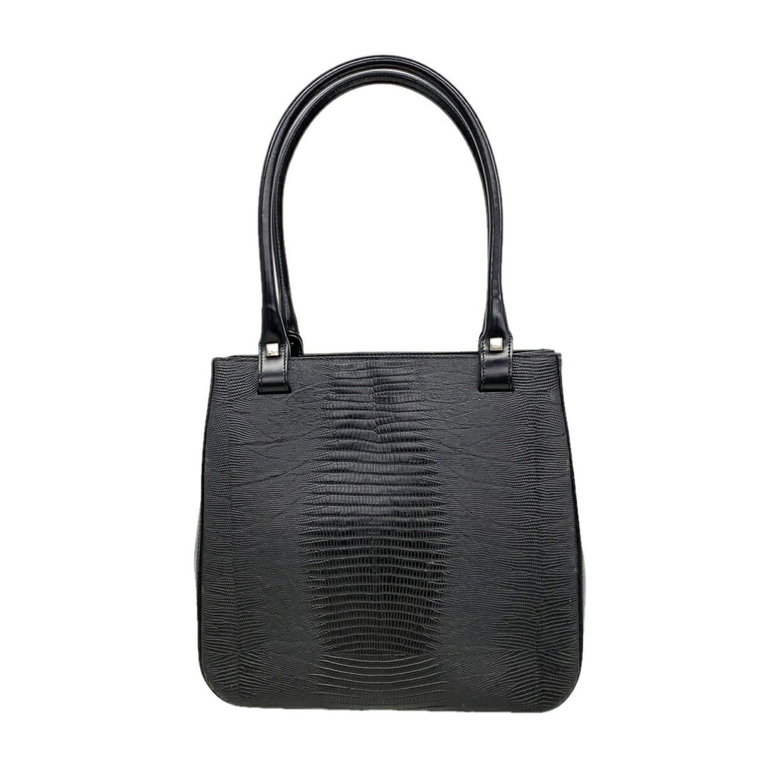 Salvatore Ferragamo Leather Tote Bag, Black, Women's: --- Catalog ---Category: SizeSize (HxWxD): 25cm x 27cm x 7cm / 9.84'' x 10.62'' x 2.75''Category: DesignType: Tote bagColor: BlackGender: WomenMaterial: Leather Hardware Color: SilverCategory: General