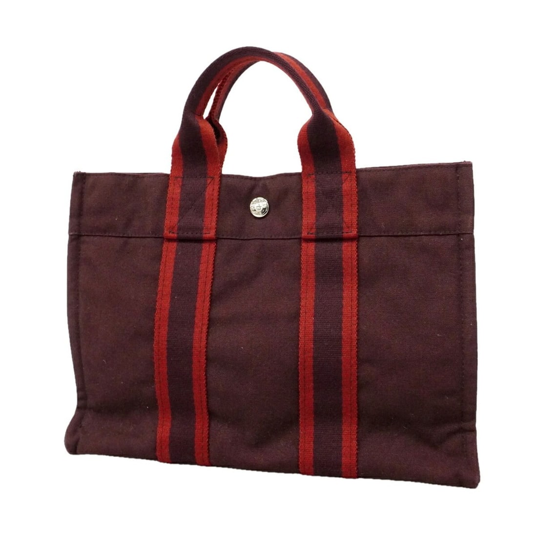Hermes Herline PM Canvas Tote Bag, Brown, Women's: --- Catalog ---Category: SizeSize (HxWxD): 23.5cm x 30cm x 8.5cm / 9.25'' x 11.81'' x 3.34''Category: DesignType: Tote bagColor: BrownGender: WomenMaterial: Canvas Hardware Color: SilverCategory: Gene