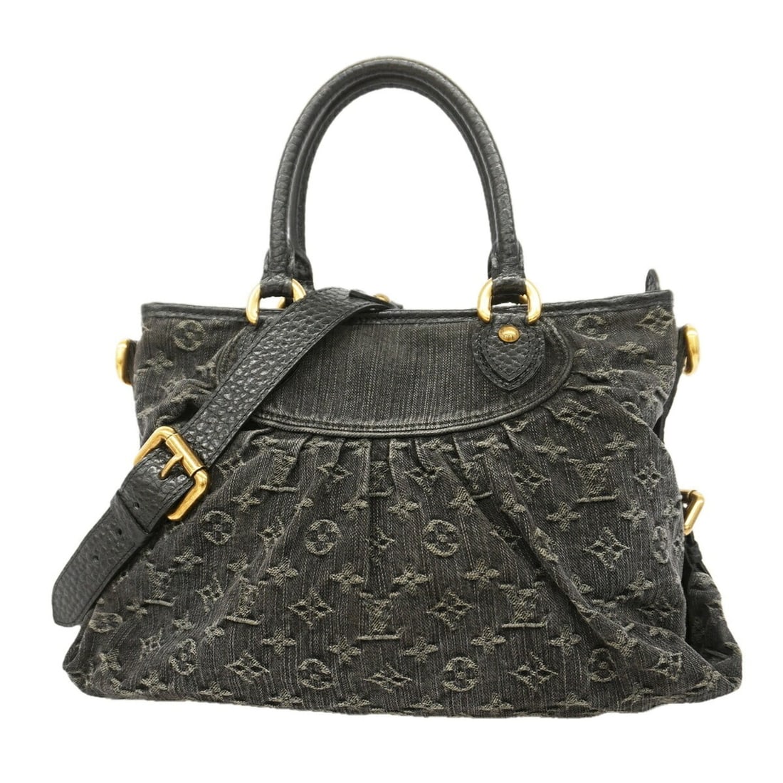 Louis Vuitton Monogram Denim Neo Cavie MM Handbag M95351 Noir 2-way bag for women: --- Catalog ---Category: SizeSize (HxWxD): 26cm x 28cm x 13cm / 10.23'' x 11.02'' x 5.11''Category: DesignType: HandbagColor: NoirGender: WomenCategory: GeneralMPN: M95351Brand: Louis Vuitton--- Item 