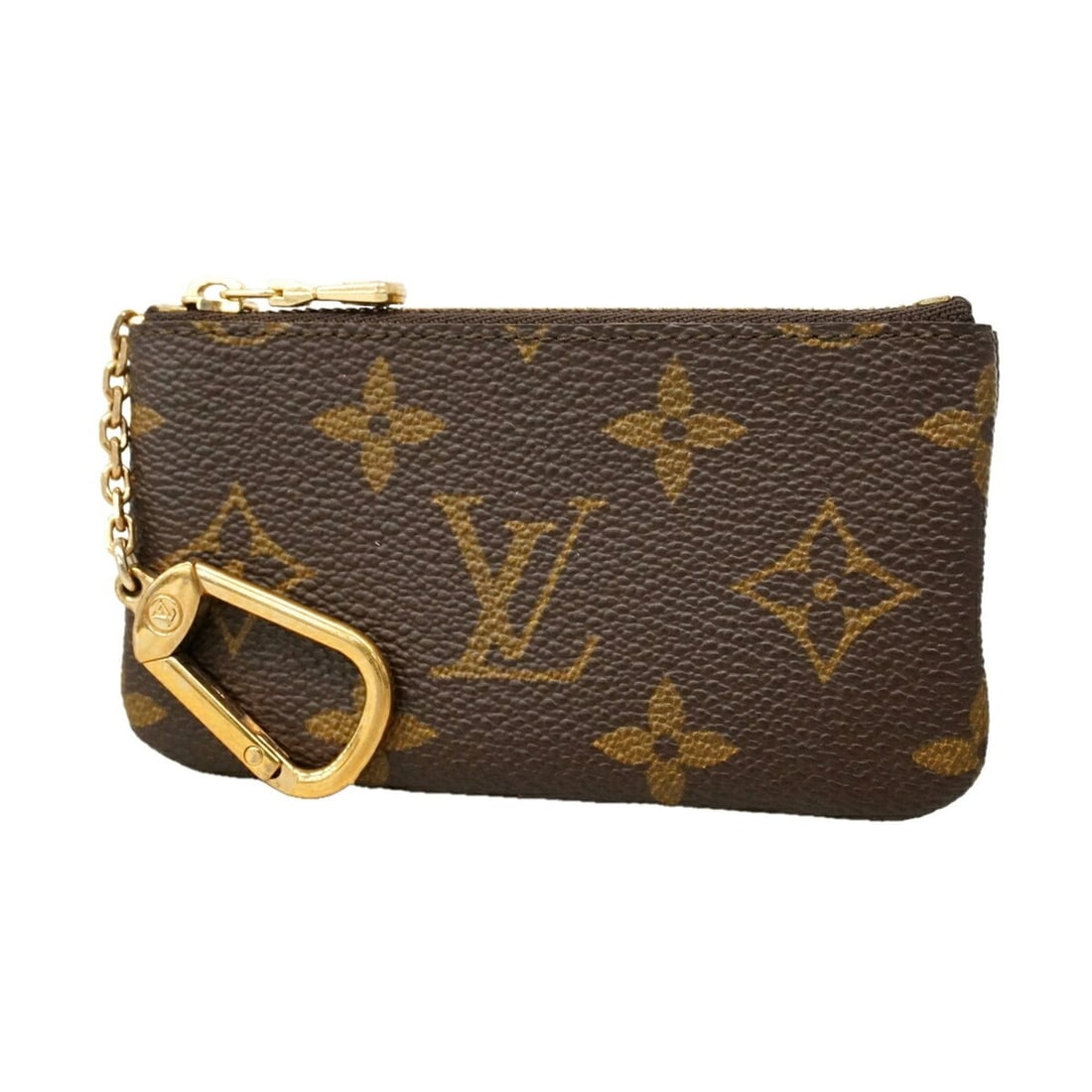 Louis Vuitton Monogram Pochette Clé M62650 Brown Wallet/Coin Case for Men and Women: --- Catalog ---Category: SizeSize (HxWxD): 6cm x 12cm x 1cm / 2.36'' x 4.72'' x 0.39''Category: DesignType: Coin purse/coin caseColor: BrownGender: Men,WomenCategory: GeneralMPN: M62650Brand: Louis Vu