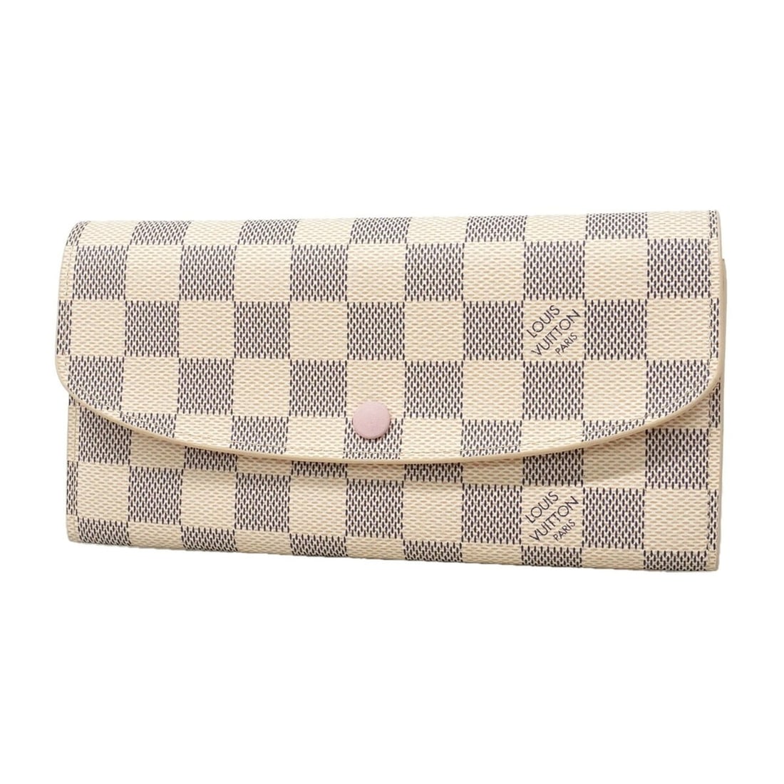 Louis Vuitton Damier Azur Portefeuille Emilie Long Wallet N41625 Rose Ballerine (Women's): --- Catalog ---Category: SizeSize (HxWxD): 10cm x 19cm x 2cm / 3.93'' x 7.48'' x 0.78''Category: DesignType: Long wallet (bi-fold)Color: Rose ballerineGender: WomenCategory: GeneralMPN: N41625Brand: L