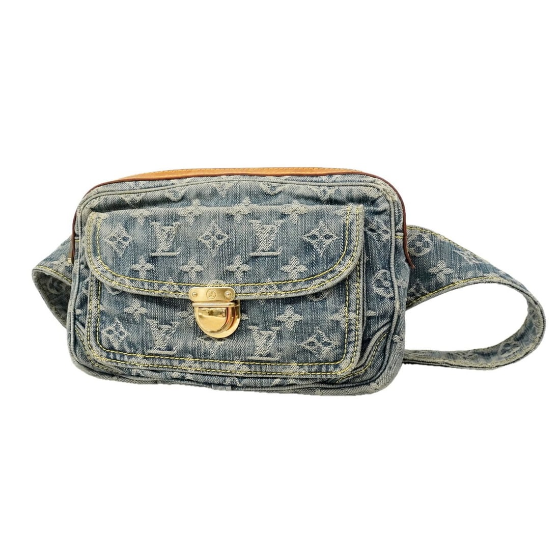 Louis Vuitton Monogram Denim Bum Bag M95347 Blue (Women's): --- Catalog ---Category: SizeSize (HxWxD): 15cm x 25cm x 6cm / 5.9'' x 9.84'' x 2.36''Category: DesignType: Fanny packColor: BlueGender: WomenCategory: GeneralMPN: M95347Brand: Louis Vuitton--- Item L
