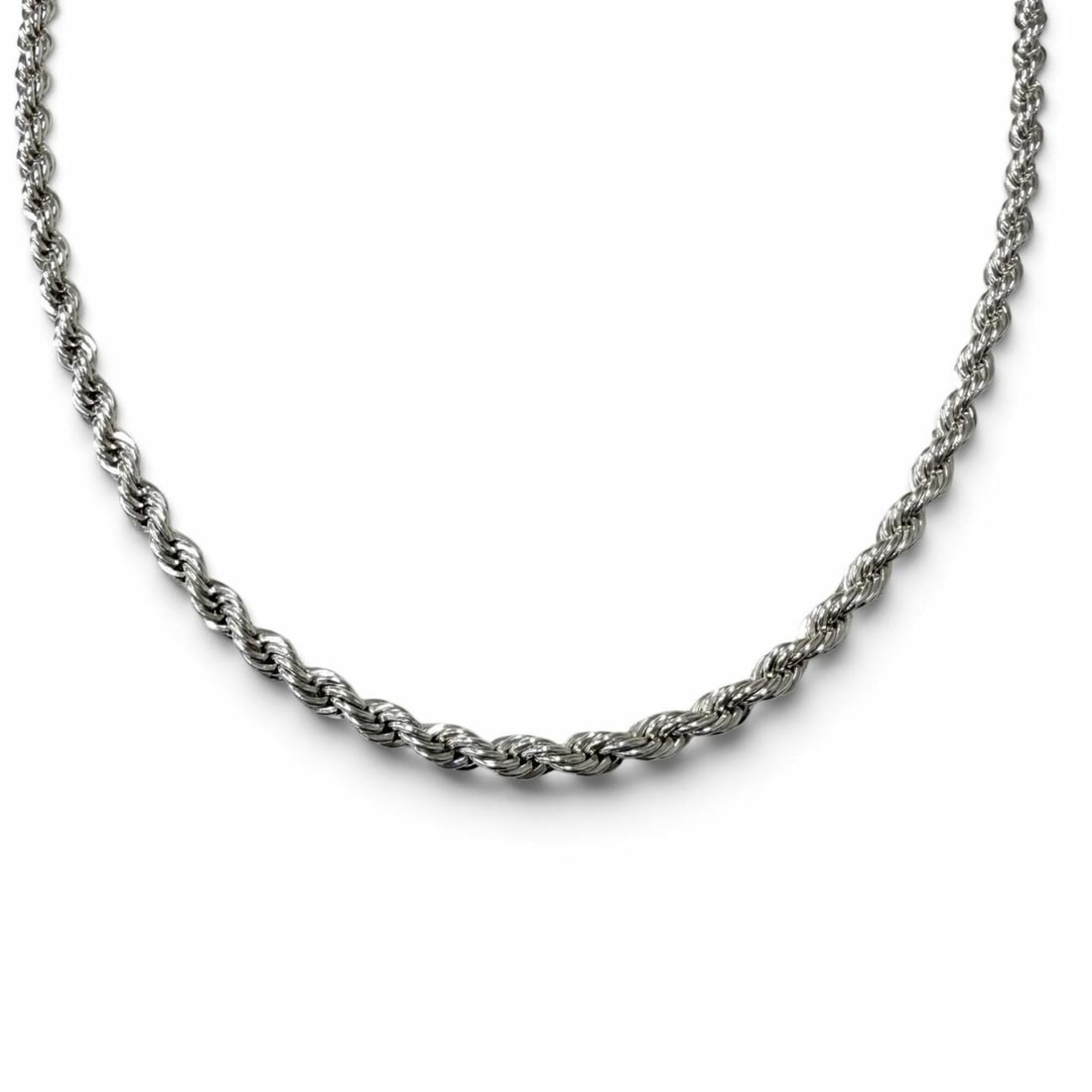 TIFFANY&Co. Tiffany & Co. SV925 Twist Chain Necklace, Silver Accessory, Weight 44g, Recommended for (1 of 10)