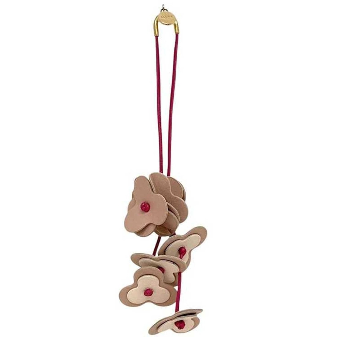 Loewe Charm Flower Motif Bag LOEWE Leather Pink Women's Strap: --- Catalog ---Category: DesignType: Handbag charmColor: PinkGender: WomenMaterial: LeatherCategory: GeneralBrand: Loewe--- Item List ---Section: ConditionRanking: Rank A Used - A few traces of usage,