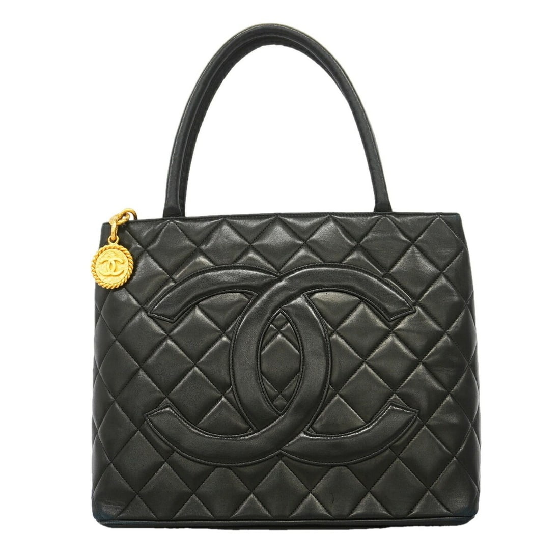 Chanel Tote Bag, Reissue Tote, Lambskin, Black, Women's (1 of 15)
