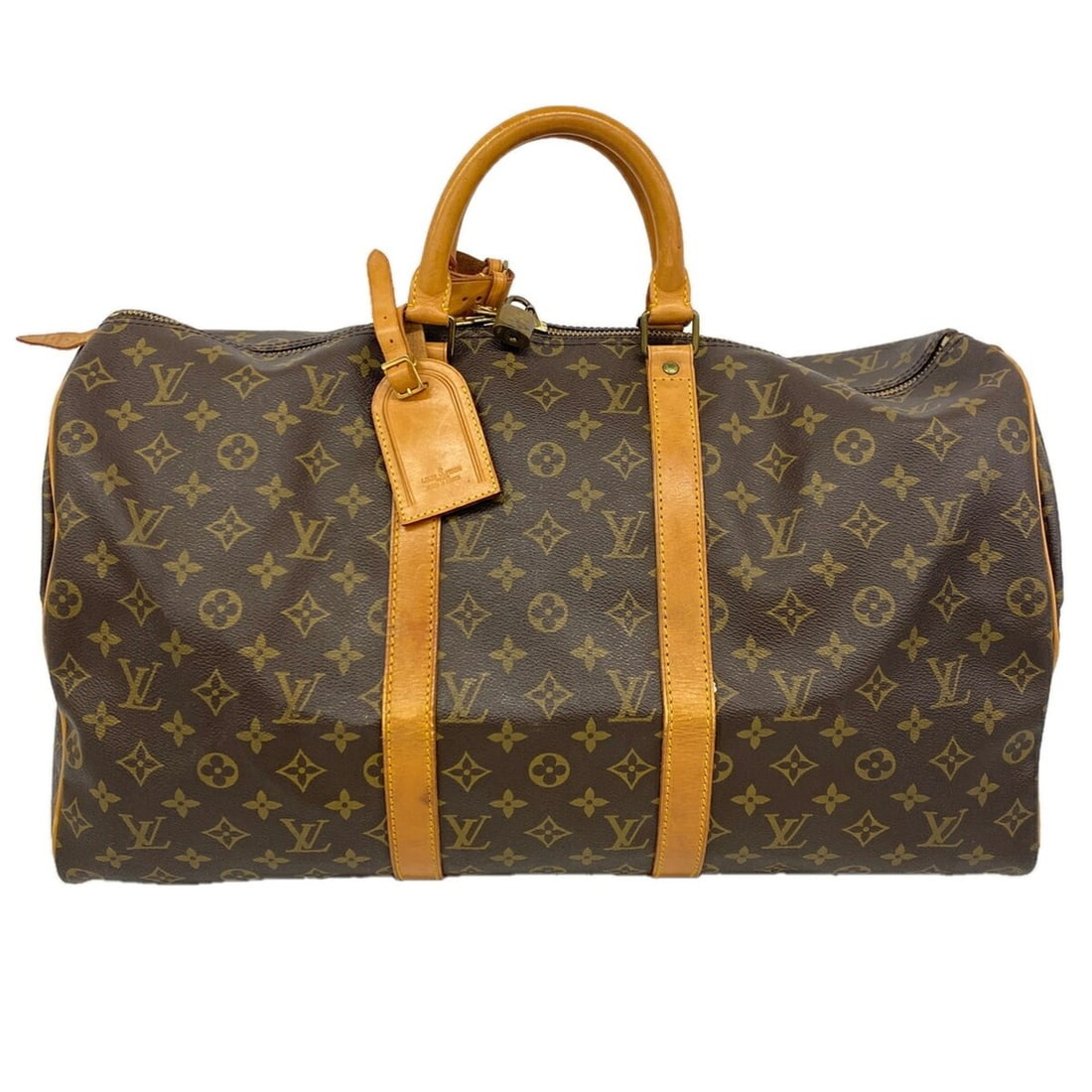 Louis Vuitton Bags - Boston Monogram Keepall 50 M41426 Brown Men's & Women's: --- Catalog ---Category: SizeSize (HxWxD): 28.5cm x 50cm x 22cm / 11.22'' x 19.68'' x 8.66''Category: DesignType: Boston bagColor: BrownGender: Men,WomenCategory: GeneralMPN: M41426Brand: Louis Vuitto