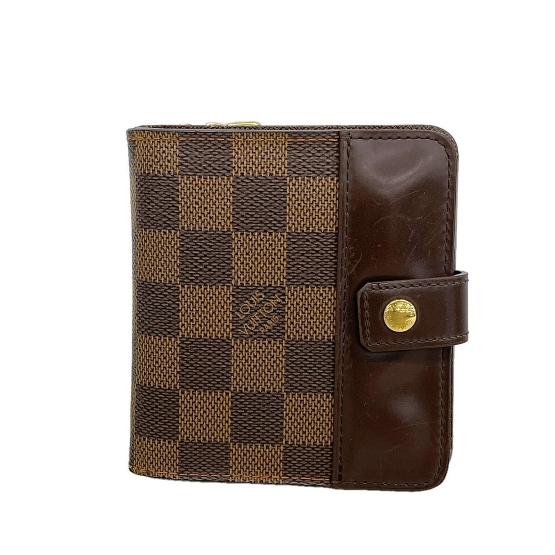 Louis Vuitton Damier Compact Zip Wallet N61668 Ebene Women's: --- Catalog ---Category: SizeSize (HxWxD): 10.5cm x 11cm x 2.5cm / 4.13'' x 4.33'' x 0.98''Category: DesignType: Wallet (bi-fold)Color: EbeneGender: WomenCategory: GeneralMPN: N61668Brand: Louis Vuitt