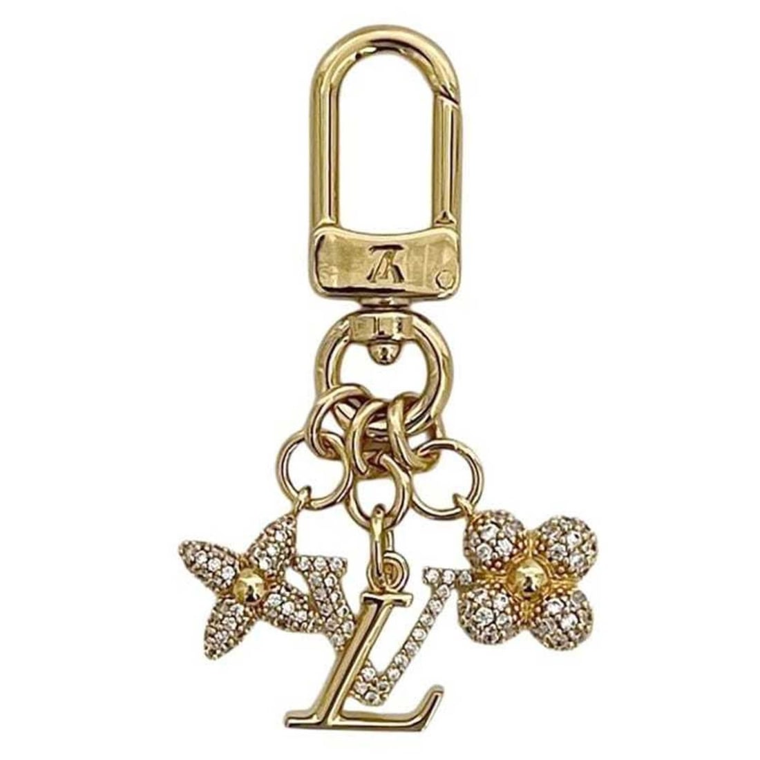 Louis Vuitton Bag Charm Micro LV Iconic Monogram M01566 LOUIS VUITTON Metal Rhinestone Gold Women's: --- Catalog ---Category: DesignType: Handbag charmColor: GoldGender: WomenMaterial: Metal, RhinestoneCategory: GeneralMPN: M01566Brand: Louis Vuitton--- Item List ---Section: ConditionRanking: Rank A 