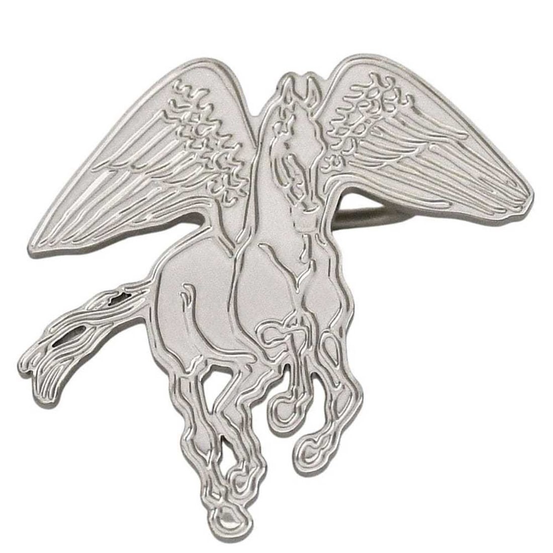 Hermes Scarf Ring Pegasus HERMES Metal Silver Women's: --- Catalog ---Category: DesignType: Scarf ringColor: SilverGender: WomenMaterial: Metal Category: GeneralBrand: HermesCountry of Origin: FranceCategory: Physical PropertiesSize (HxWxD): 5.08cm x 5.25