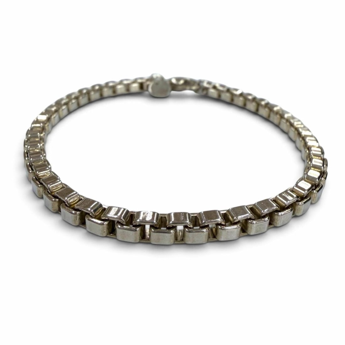 TIFFANY&Co. Tiffany Venetian 925 Chain Bracelet, Silver, Weight 16.0g, Men's/Women's Accessory (1 of 10)